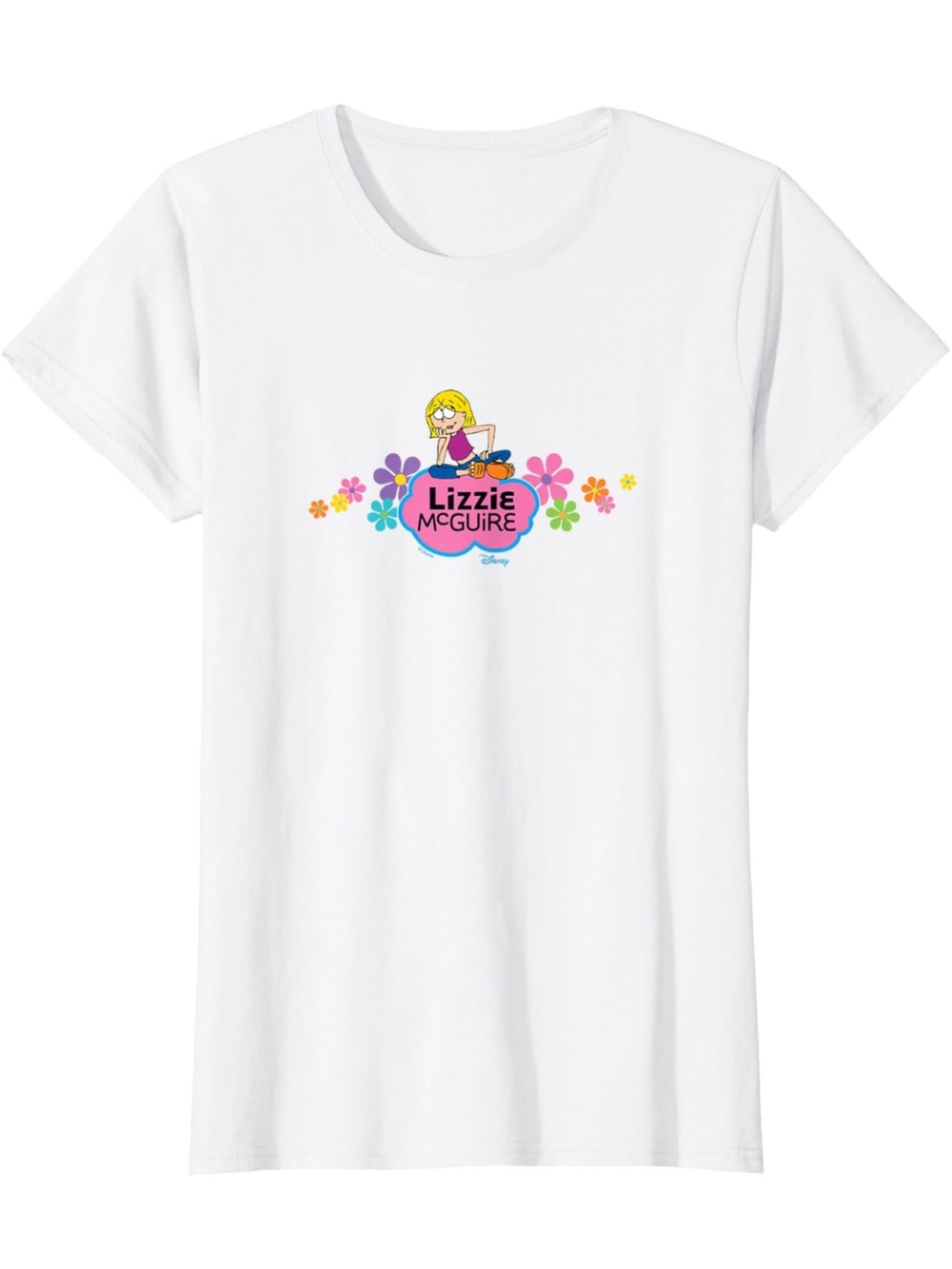 Lizzie McGuire White Graphic Tee